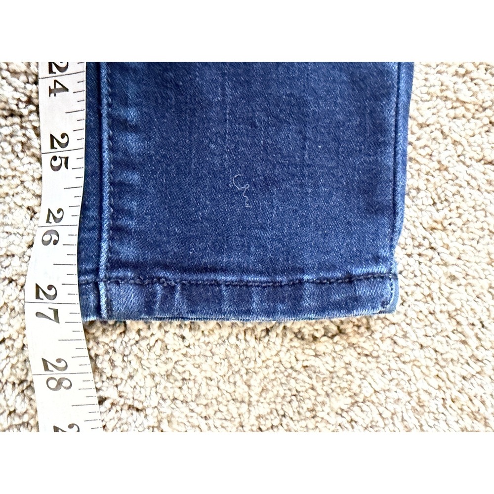 KanCan Womens High Rise Triple Button Skinny Jeans Dark Wash Denim Size 3/25 - Picture 7 of 8